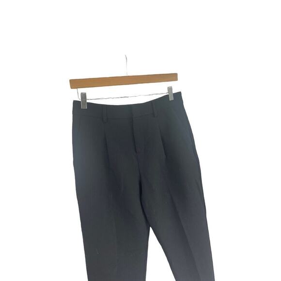 Banana Republic Black High Rise Pleated Ankle Trousers Womens 4 - Picture 2 of 8